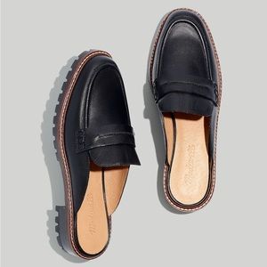 Madewell the Corinne Lugsole Loafer Mule - 8.5